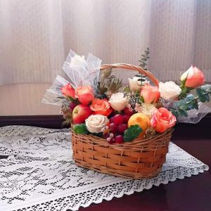 Basket full with Flowers