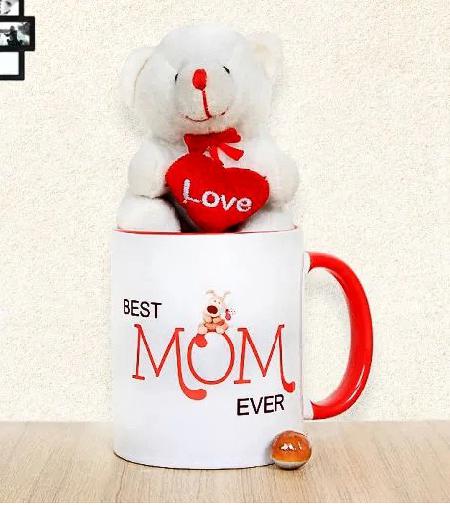 Best Mom Mug and Teddy